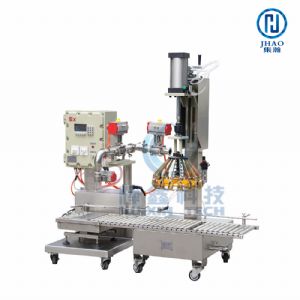 油漆涂料带压盖灌装机